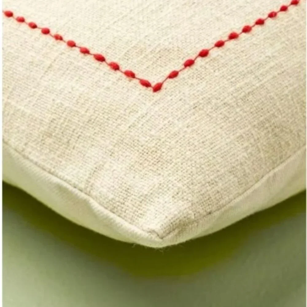 16x16 Merry Christmas Embroidered‎ Throw Pillow - Hearth & Hand Magnolia 2024